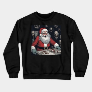 Creepy Zombie Santa Crewneck Sweatshirt